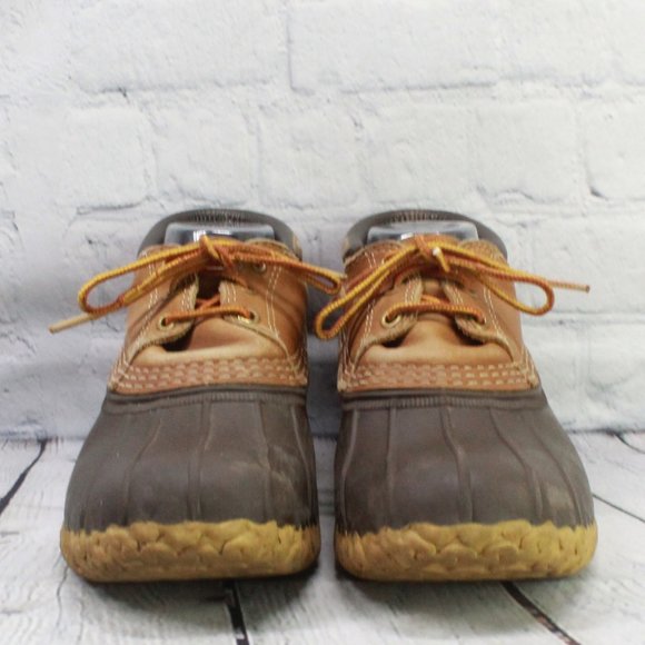LL BEAN Gumshoe Padded Ankle Duck Bean Boots Sz 9 - Picture 4 of 9